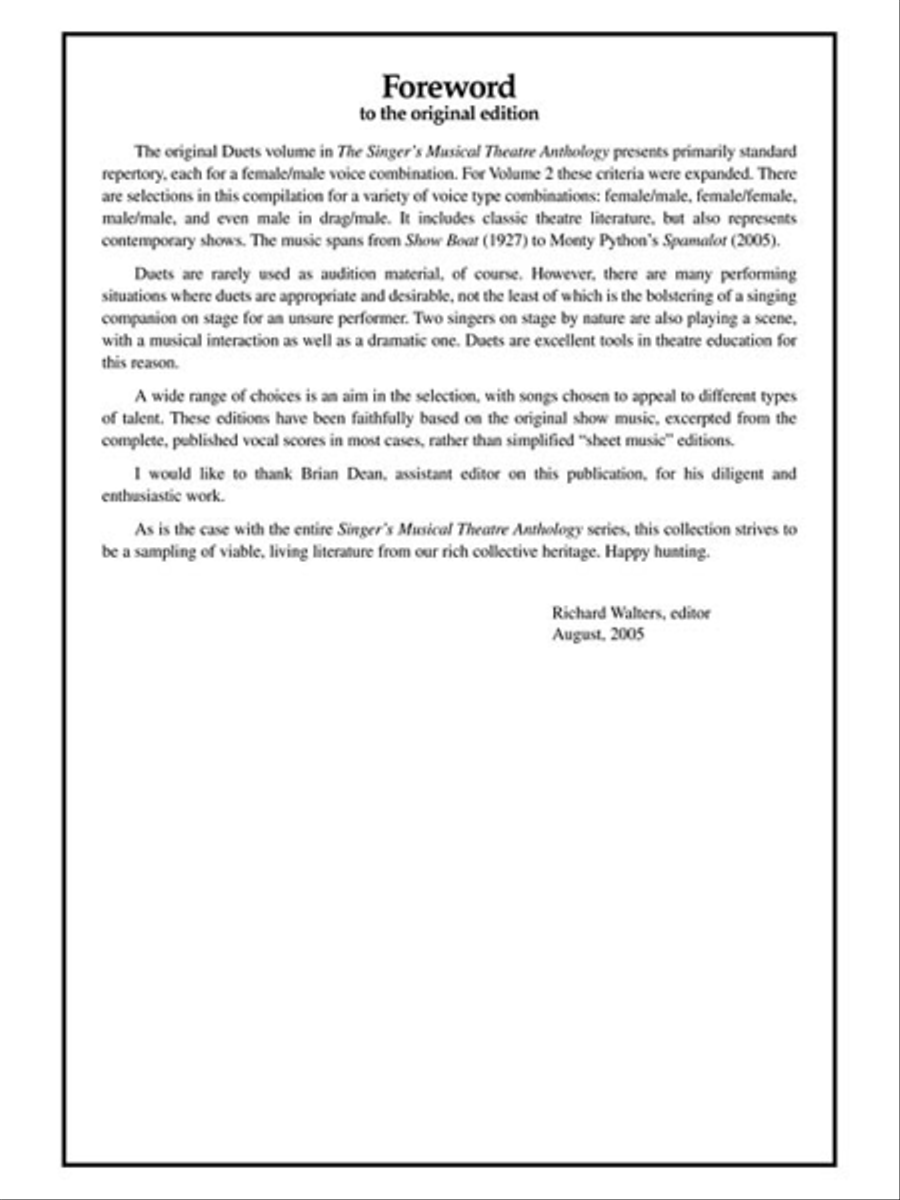 The Singer's Musical Theatre Anthology – Volume 2 Voice scores gallery preview page 4