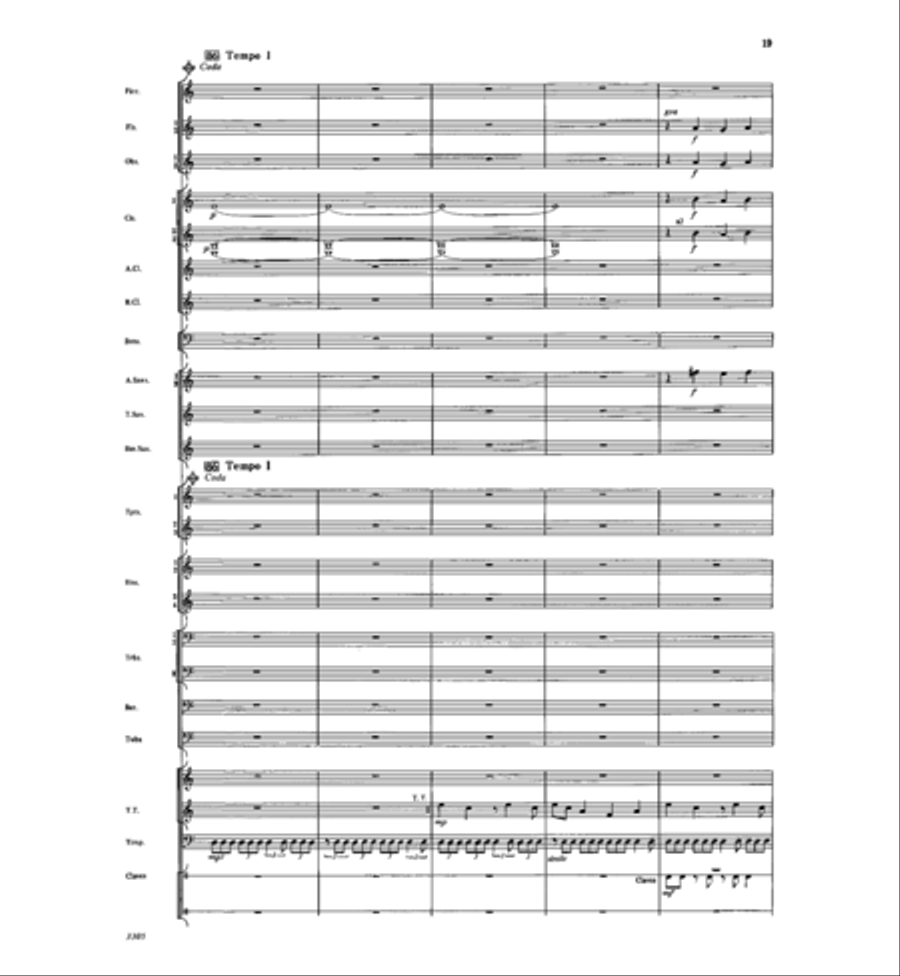 Canzonetta Concert Band scores gallery preview page 18