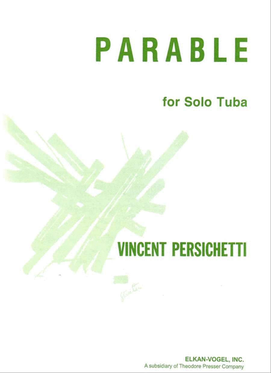 Parable For Solo Tuba Chamber Music scores gallery preview page 1