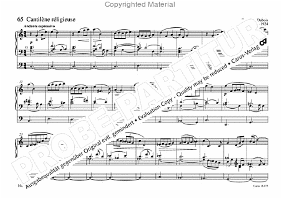 Freiburger Orgelbuch: Stammteil Organ Solo scores gallery preview page 147