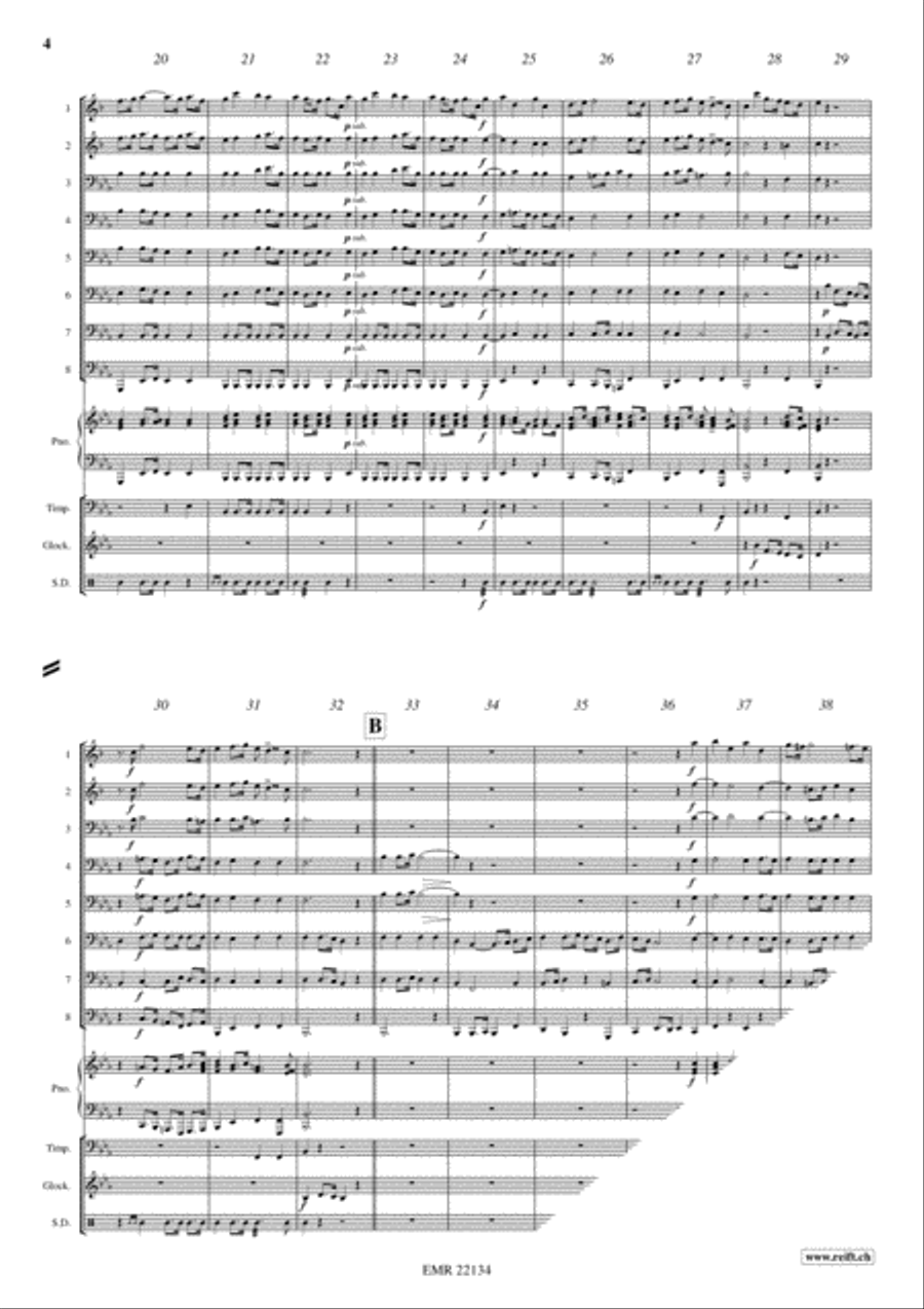 La Majeste Brass Ensemble scores gallery preview page 4