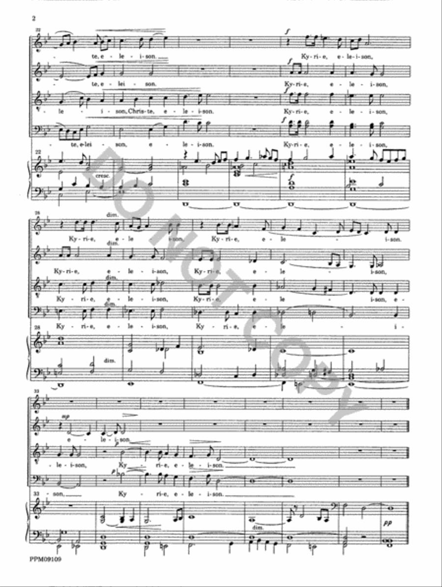 Missa Matris Dei 4-Part scores gallery preview page 3