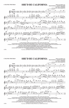 She'd Be California: Flute