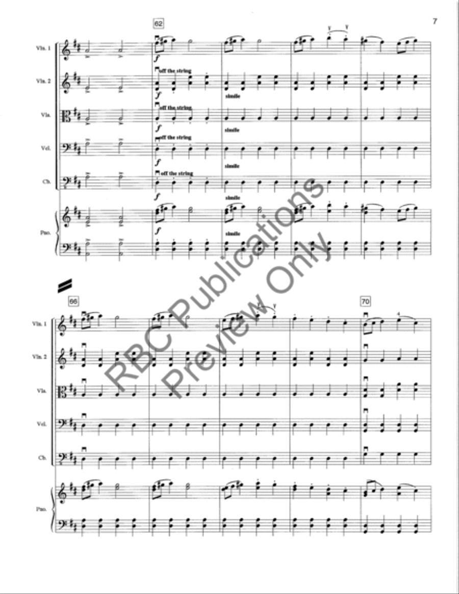 Song And Dance (Score) Song And Dance (Score) String Orchestra scores gallery preview page 10