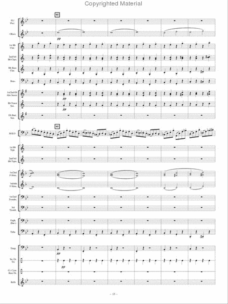 The Old Grumbly Bear Concert Band scores gallery preview page 12