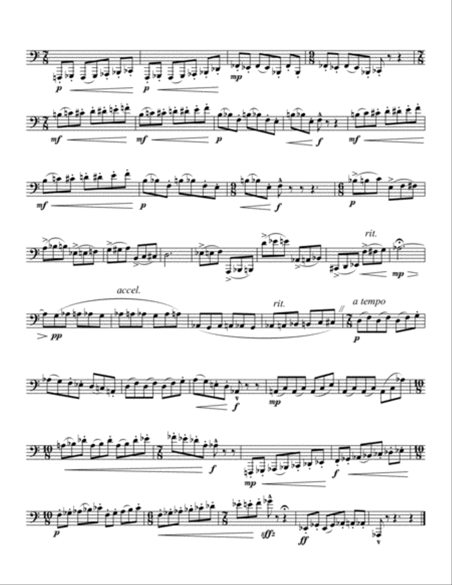 Contraptions Tuba scores gallery preview page 2