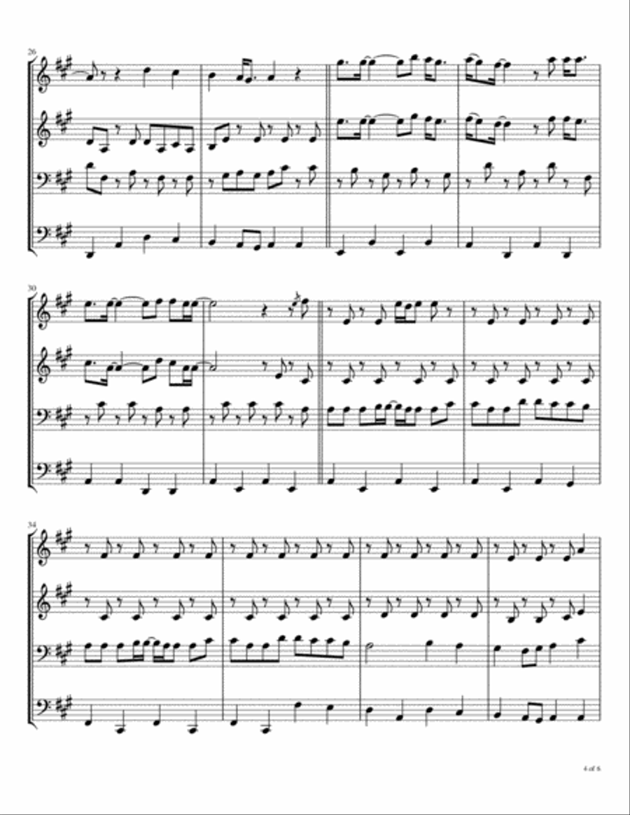 I've Just Seen A Face I've Just Seen A Face Brass Ensemble scores gallery preview page 5