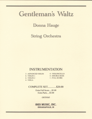Gentlemen's Waltz