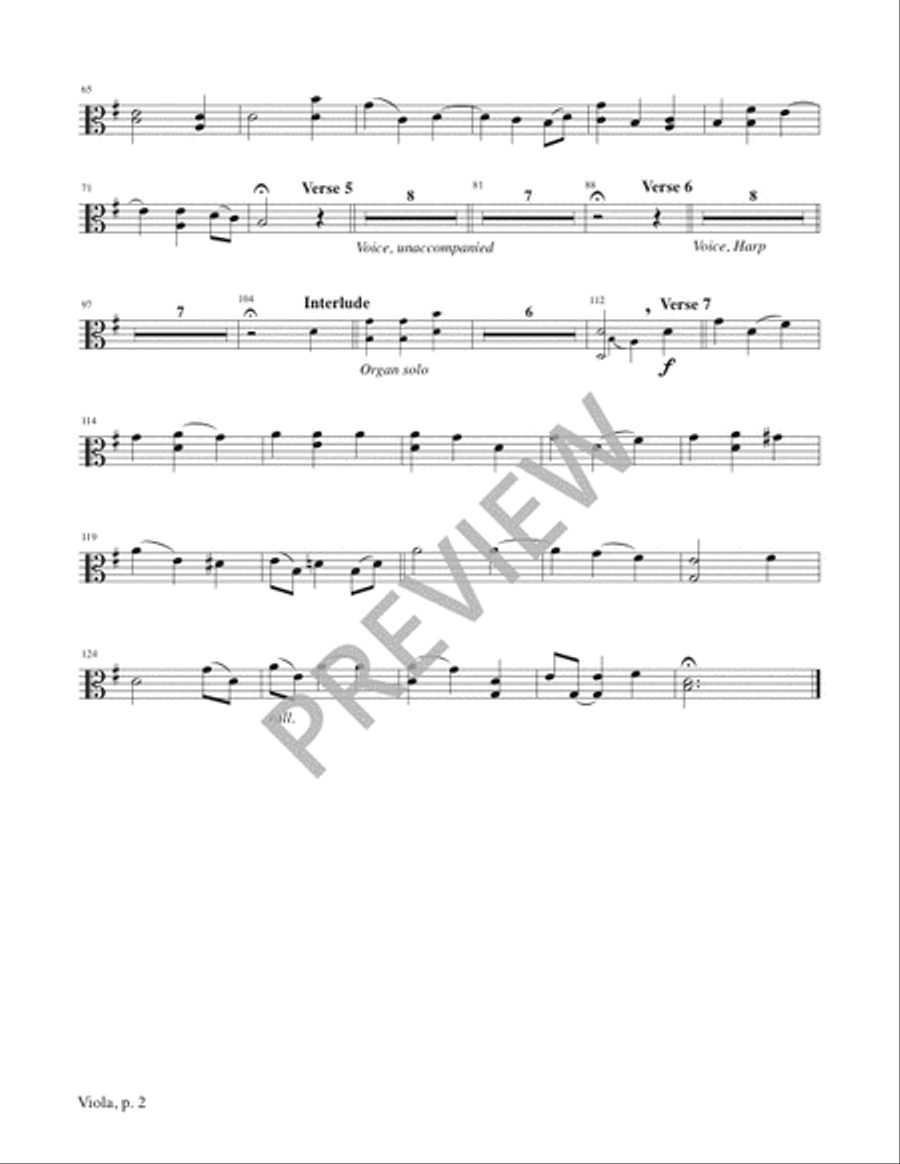 Immaculate Mary - Instrument edition Cello scores gallery preview page 7