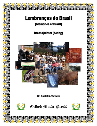 Book cover for Lembranças do Brasil (for Brass Quintet)