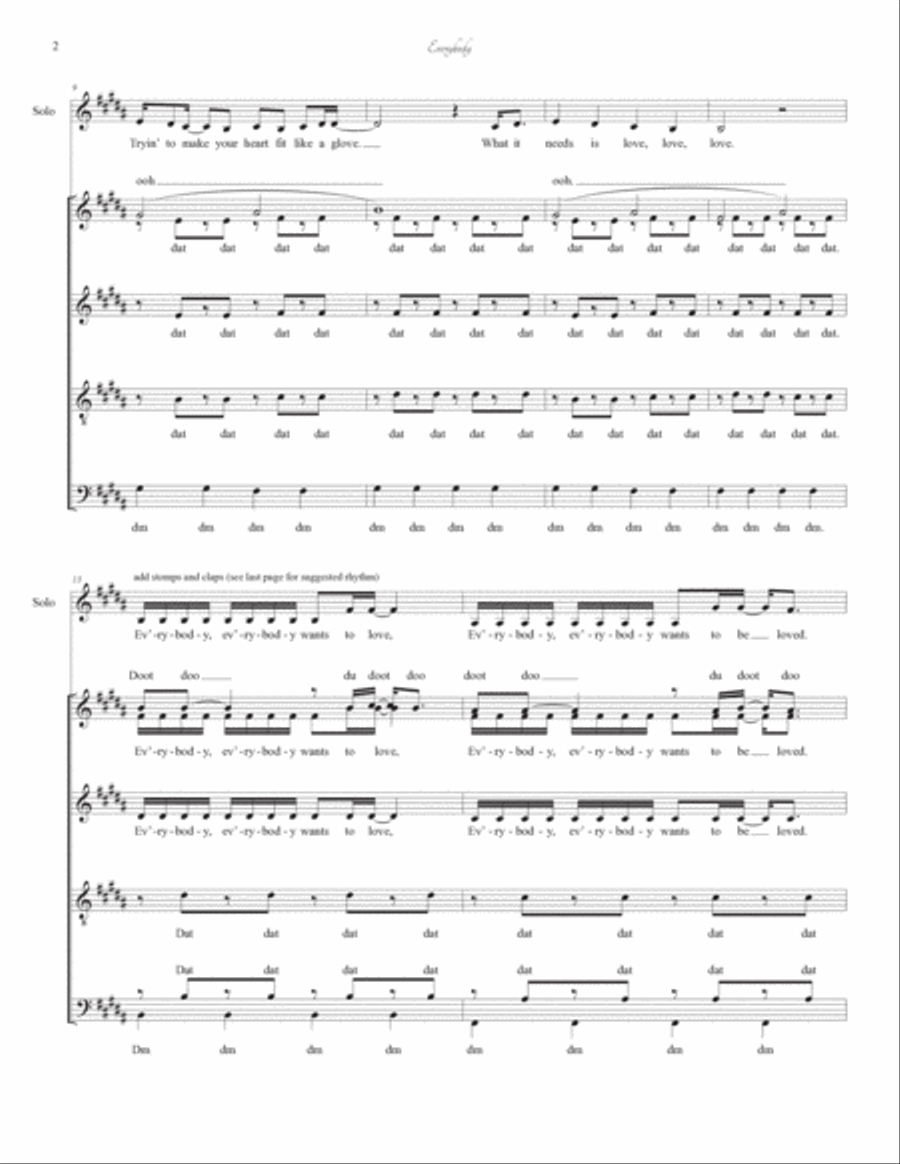 Everybody Divisi scores gallery preview page 2