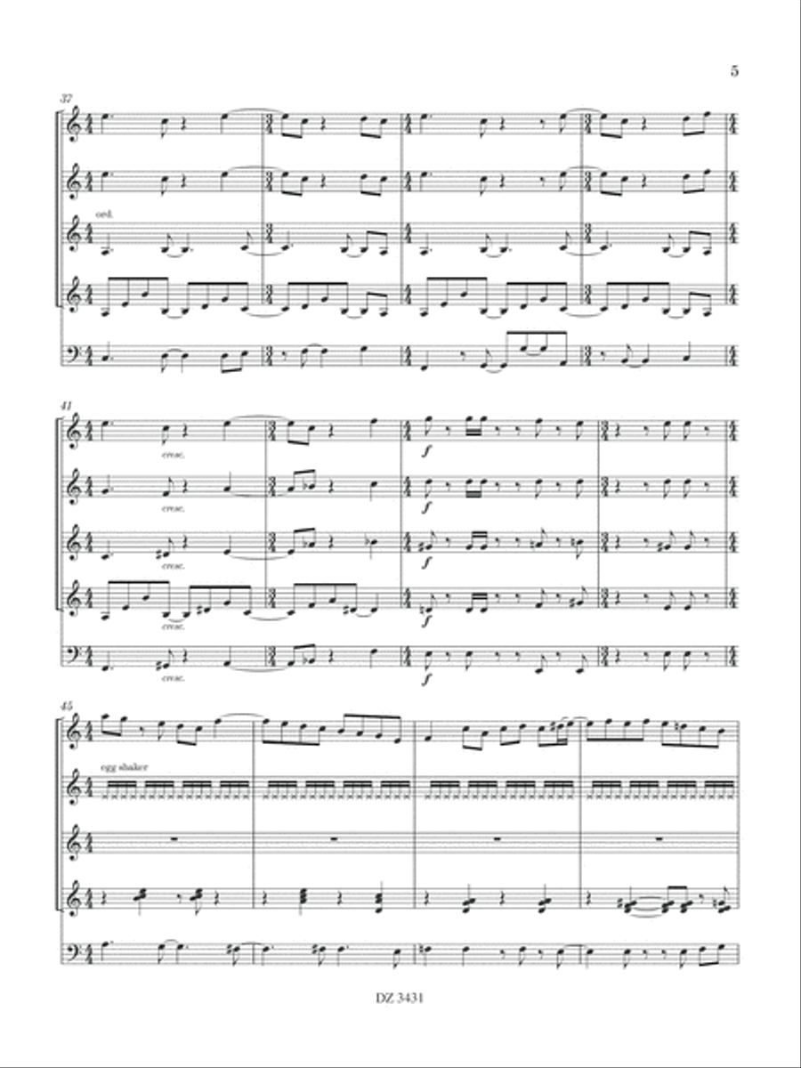 El Cordelliero El Cordelliero Guitar Ensemble scores gallery preview page 6