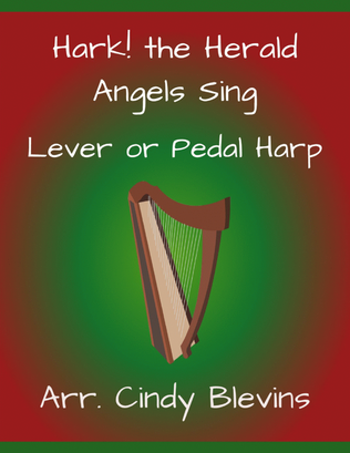 Hark! The Herald Angels Sing, for Lever or Pedal Harp