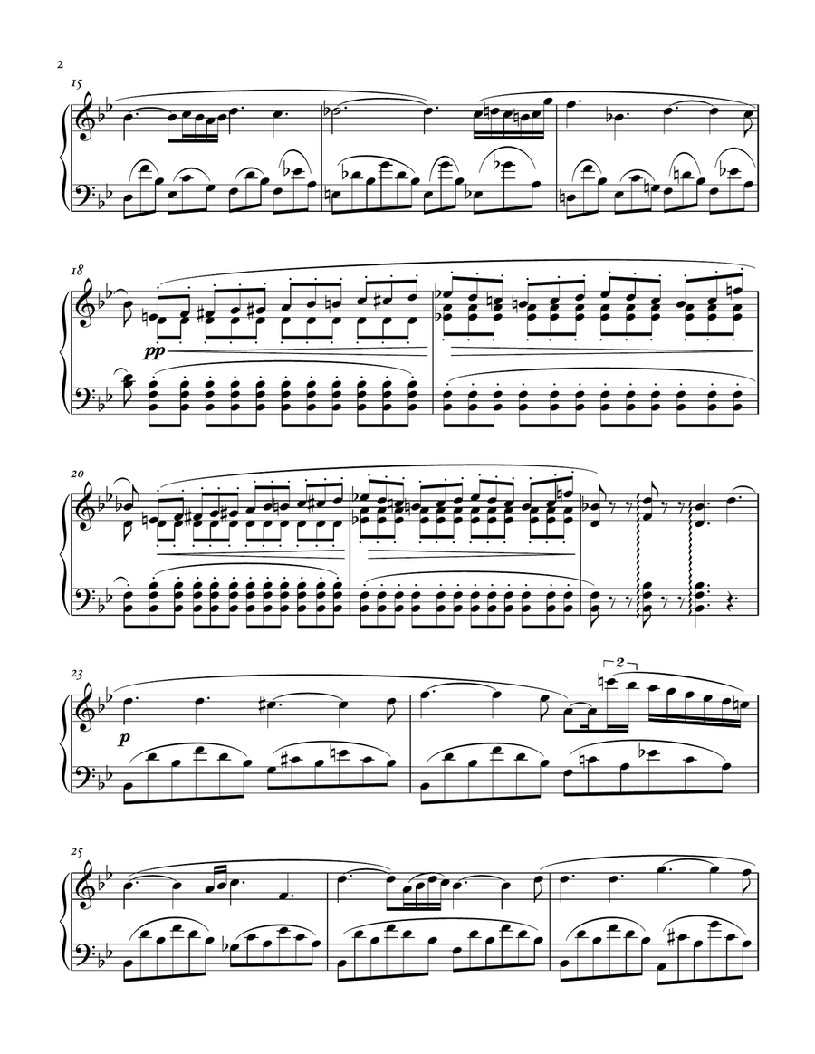 O Little Nocturne of Bethlehem Piano Solo scores gallery preview page 3