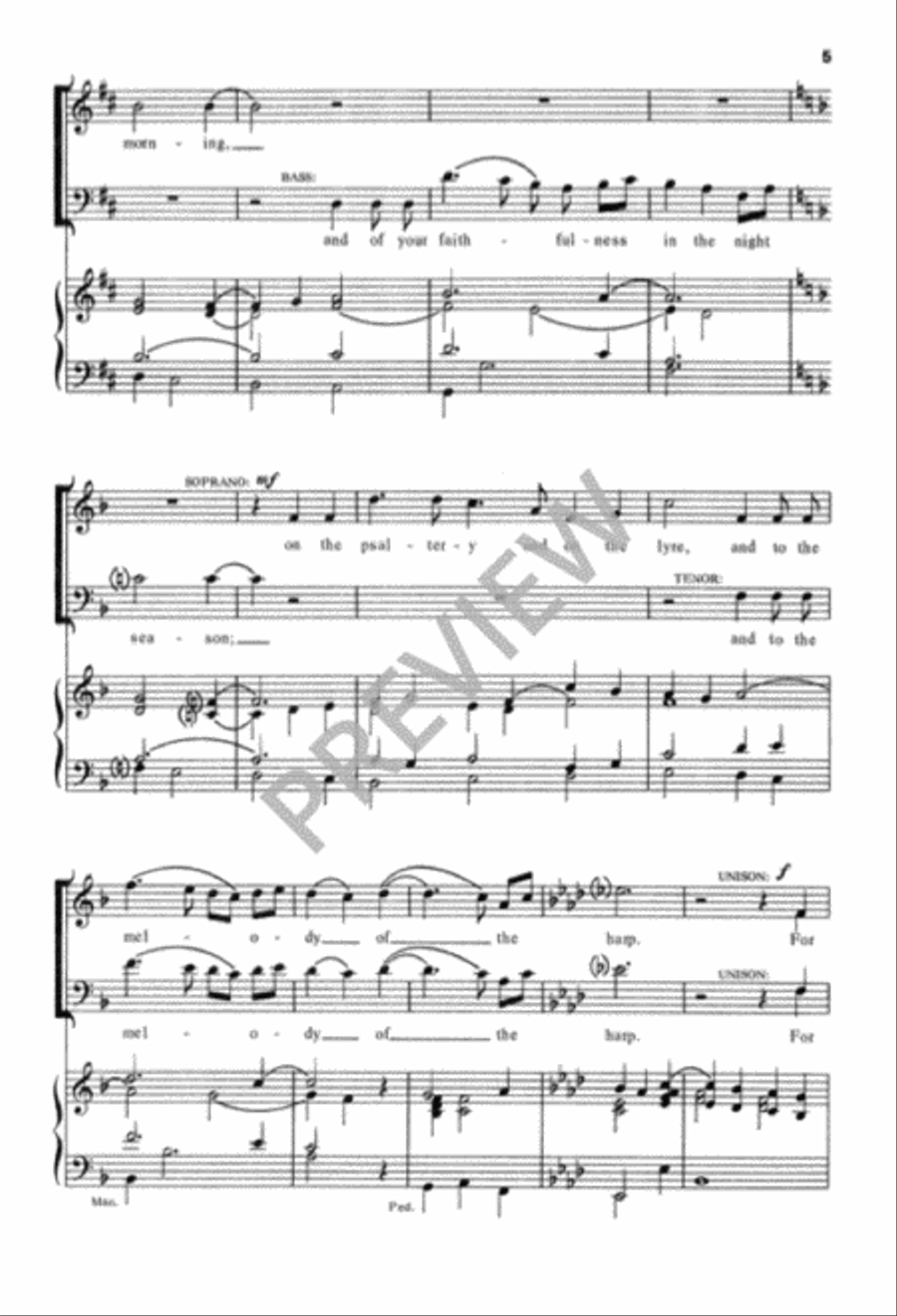 It Is a Good Thing to Give Thanks Divisi scores gallery preview page 6