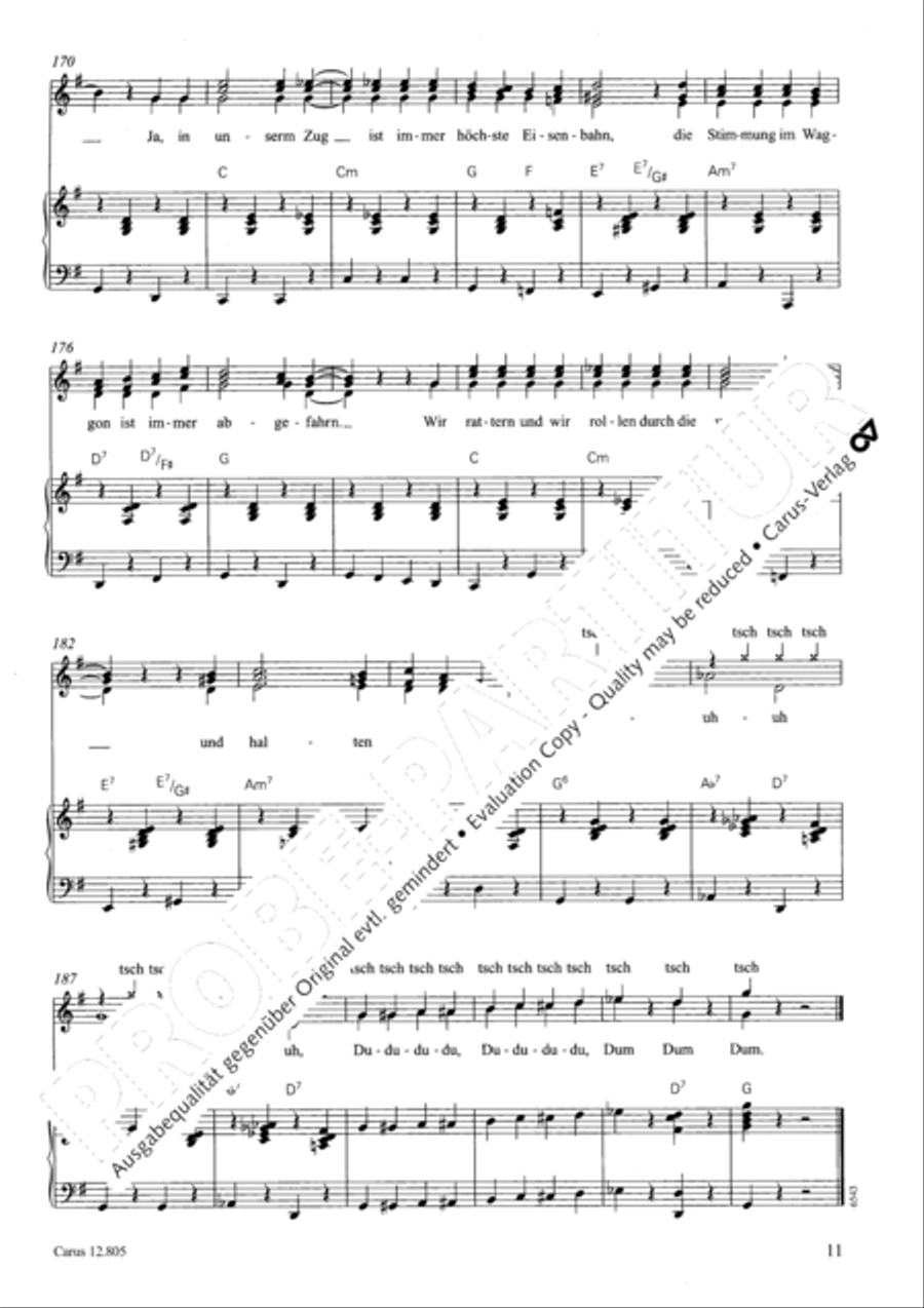 Hochste Eisenbahn 3-Part scores gallery preview page 11