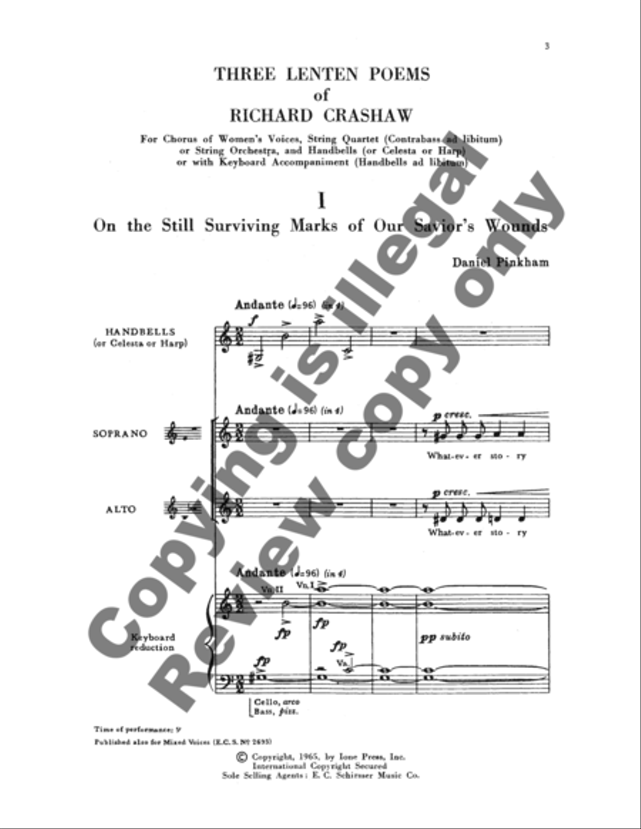 Three Lenten Poems of Richard Crashaw SA scores gallery preview page 10