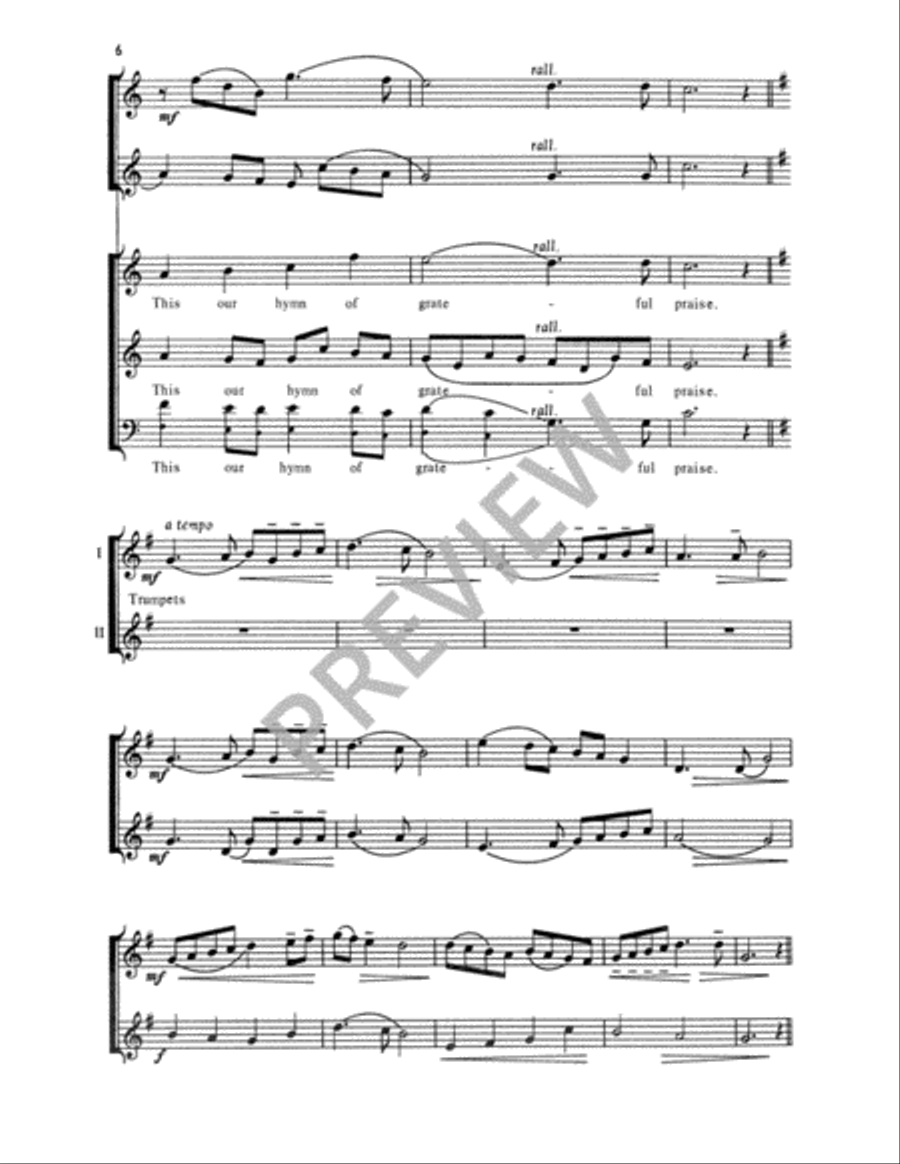 For the Beauty of the Earth 3-Part scores gallery preview page 7