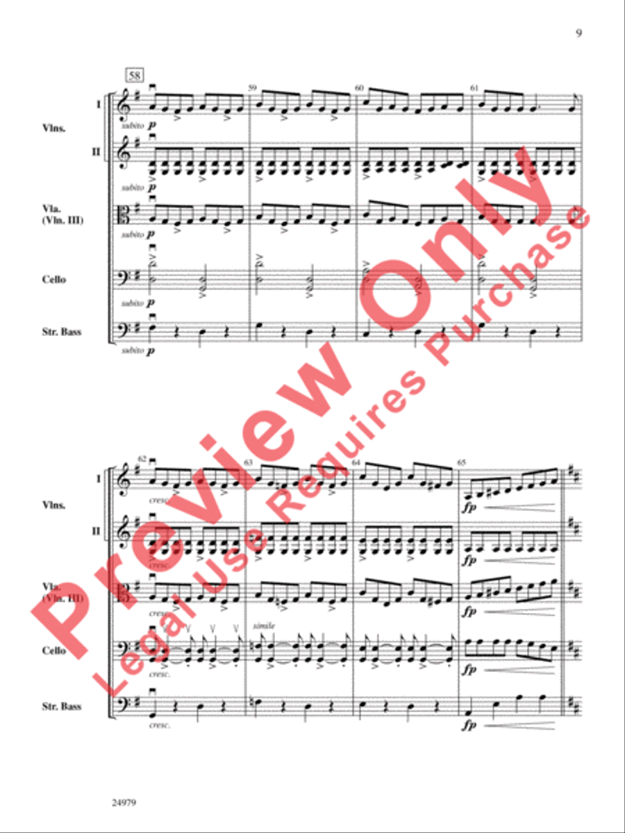 Music for a Found Harmonium String Orchestra scores gallery preview page 10