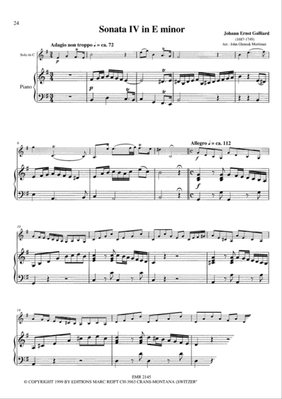 6 Sonatas Horn scores gallery preview page 6