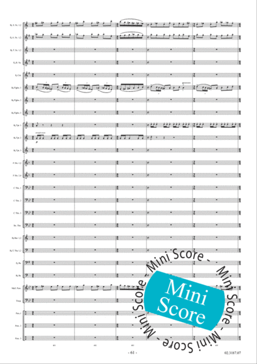 Fleodrodum Fanfare Band scores gallery preview page 67