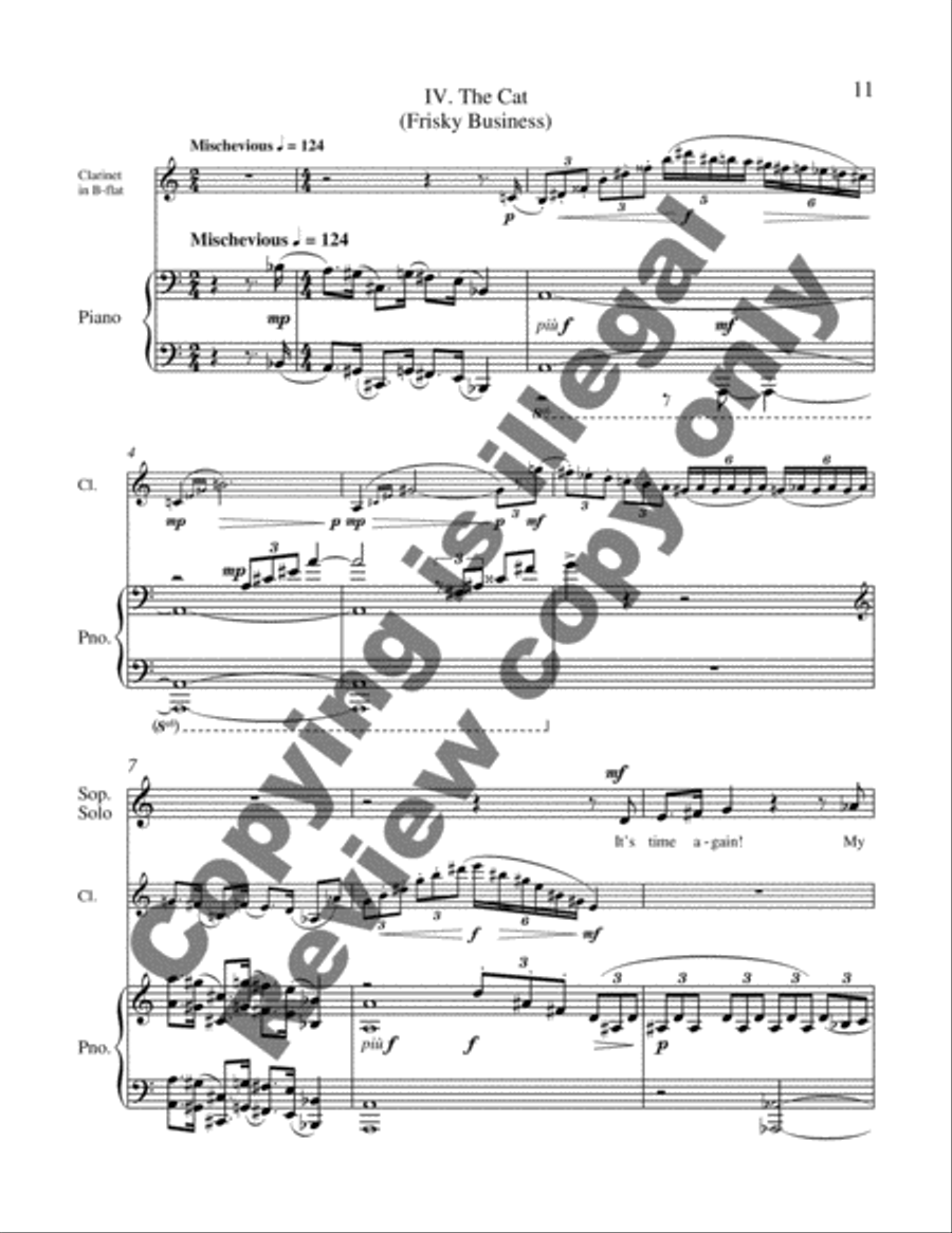 A Mouseful of Trouble Soprano Voice scores gallery preview page 5