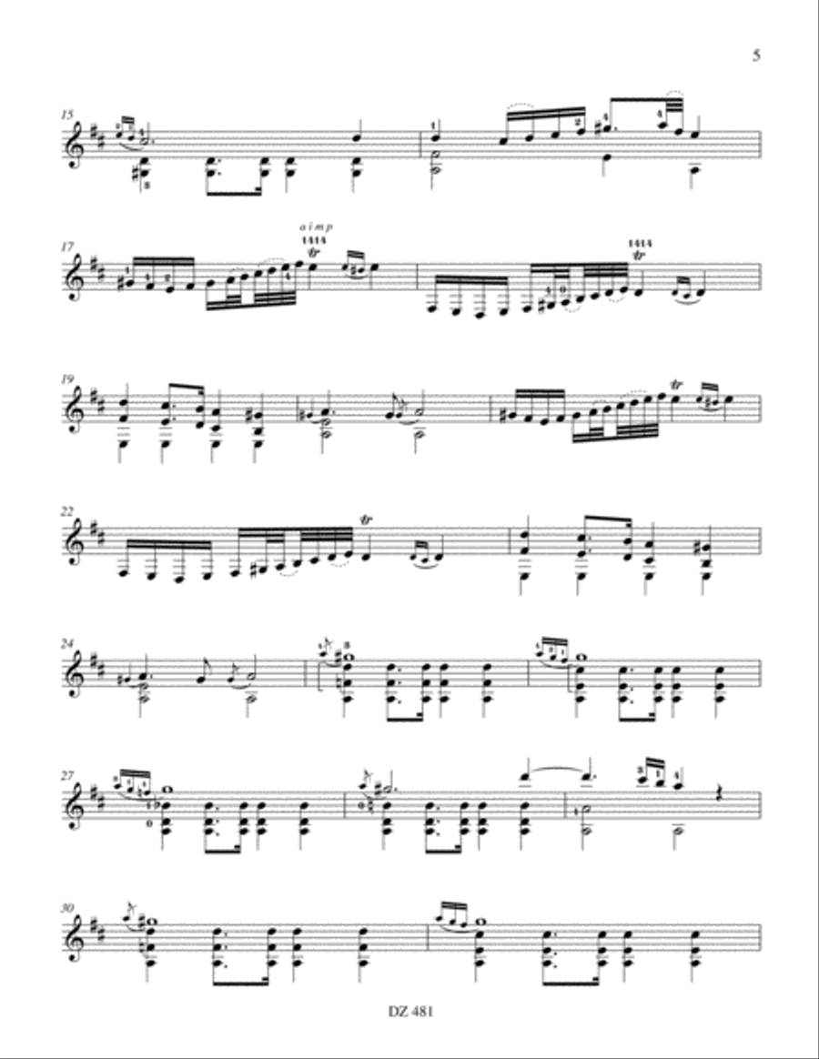 2 Sonatas 2 Sonatas Classical Guitar scores gallery preview page 5