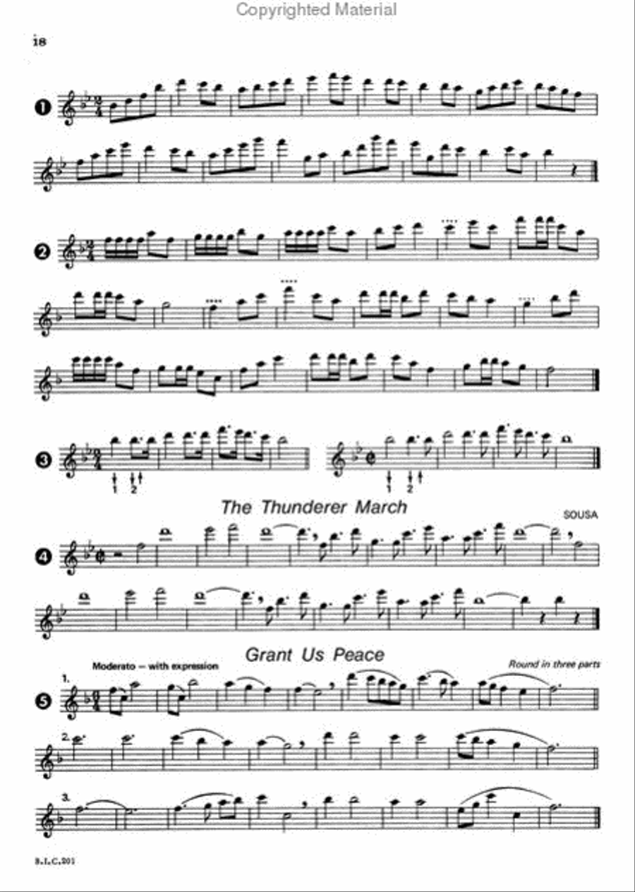 Student Instrumental Course Flute Student Flute scores gallery preview page 4