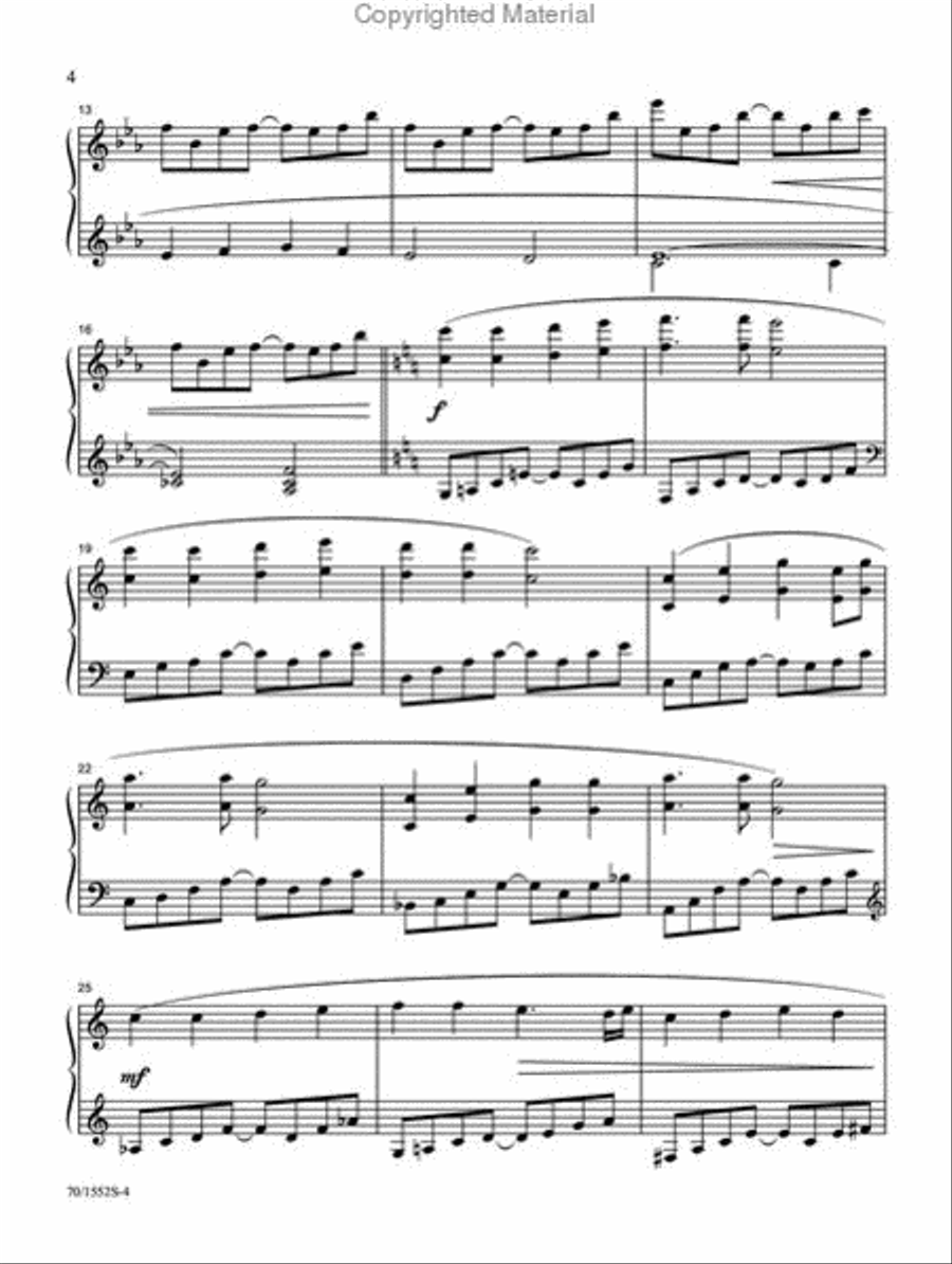 Ah, Holy Jesus! Piano Solo scores gallery preview page 3