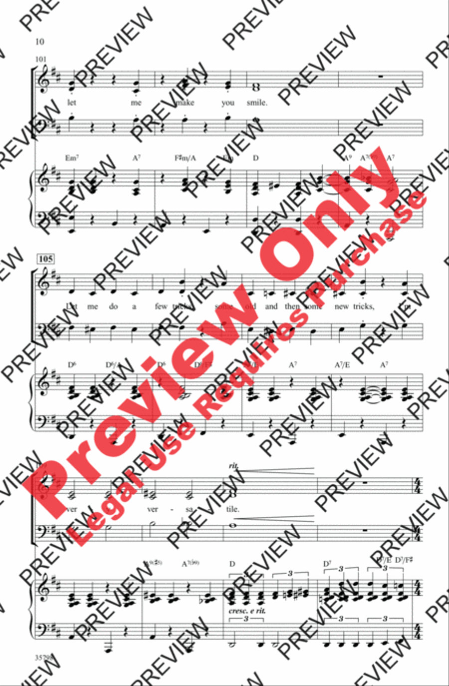 Let Me Entertain You Let Me Entertain You 3-Part scores gallery preview page 10