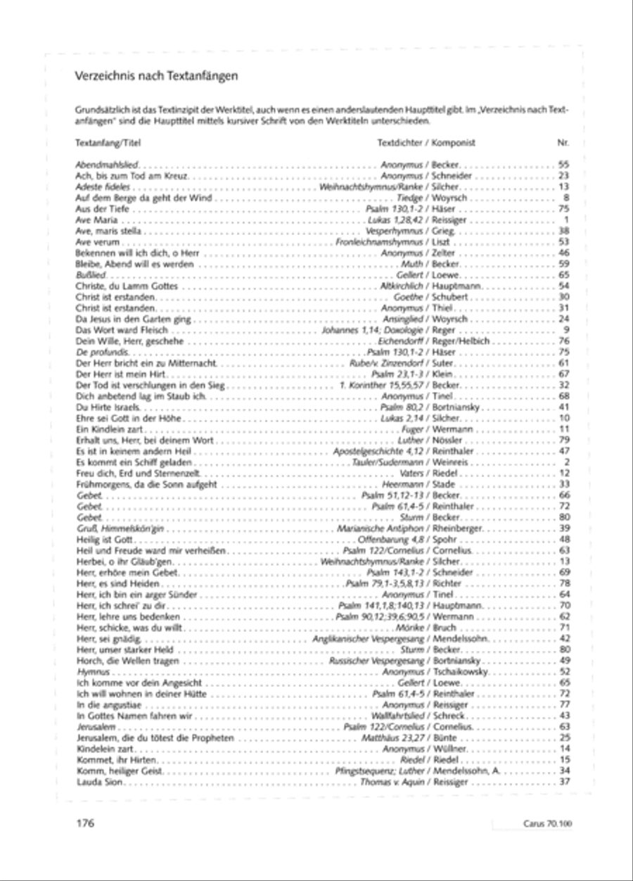 Geistliches Chorbuch der Romantik Choir scores gallery preview page 177