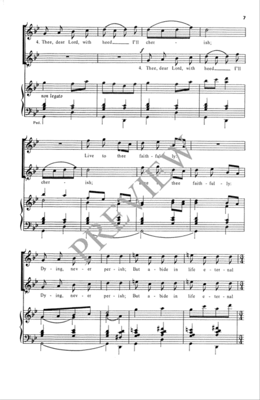 All My Heart This Night Rejoices SA scores gallery preview page 8