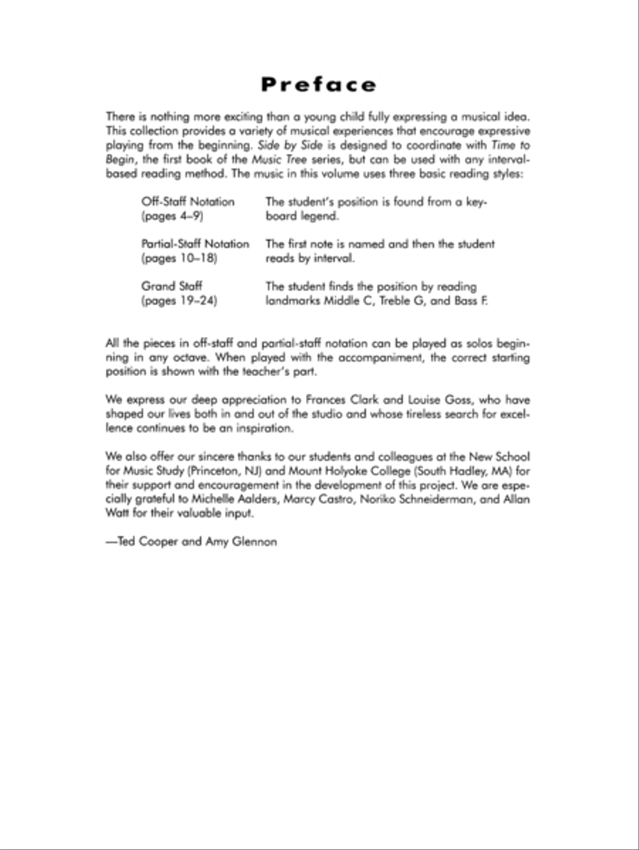 Side by Side -- Time to Begin Small Ensemble scores gallery preview page 8
