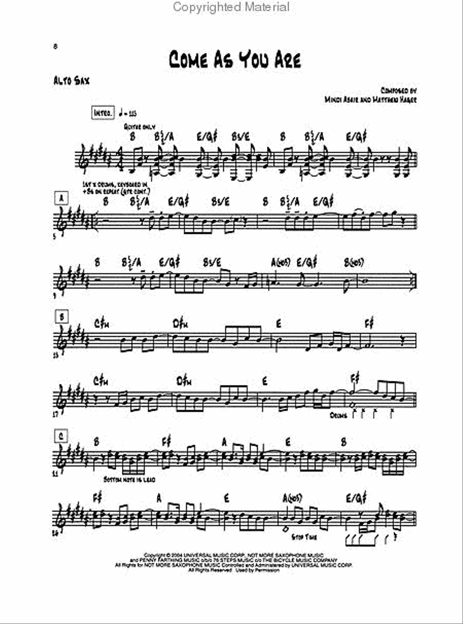 The Mindi Abair Collection Saxophone Solo scores gallery preview page 3