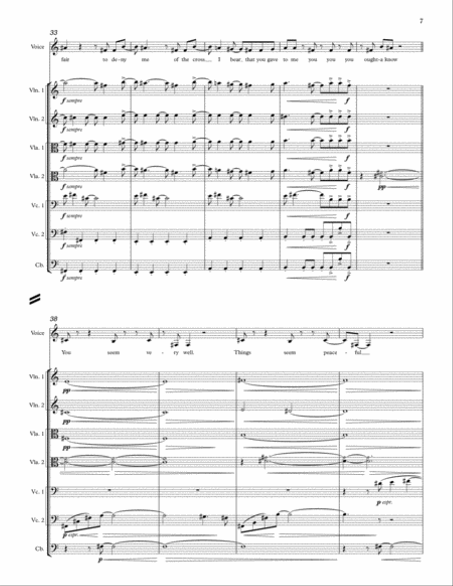 You Oughta Know (from the Netflix series Bridgerton) - Conductor Score (Full Score) String Quartet scores gallery preview page 5