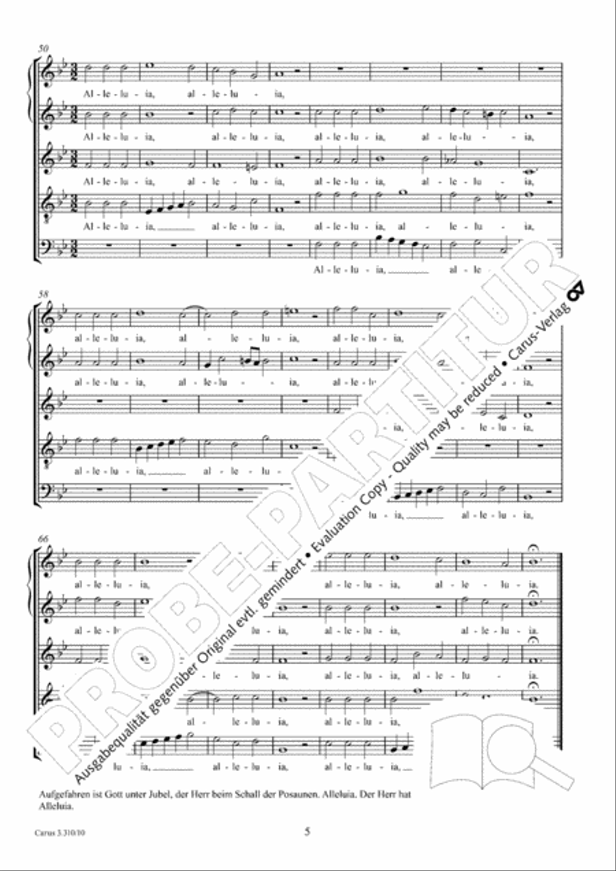 Ascendit Deus Ascendit Deus SSATB scores gallery preview page 6