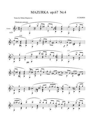 Mazurka Op.67 No.4