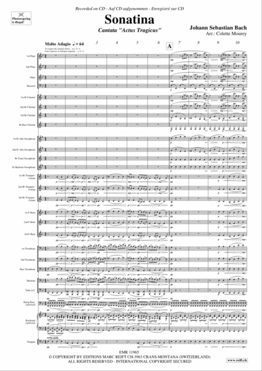 Sonatina Concert Band scores gallery preview page 4