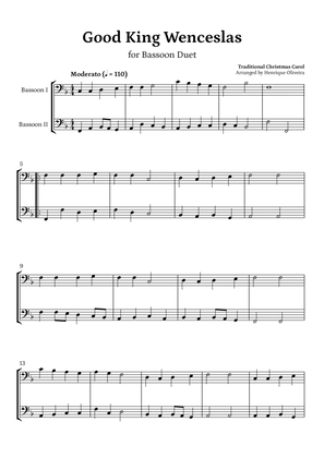 Good King Wenceslas (Bassoon Duet) - Beginner Level