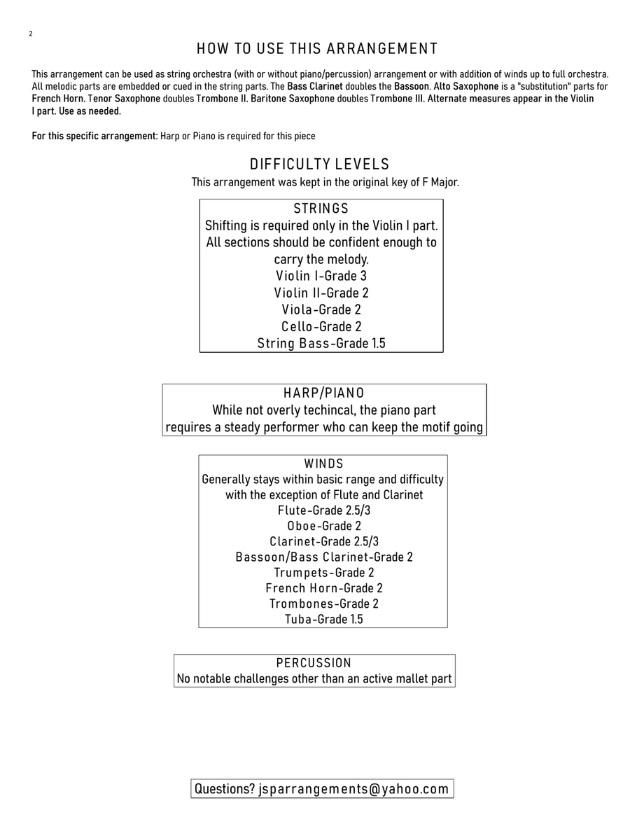 Part Of Your World Full Orchestra scores gallery preview page 3