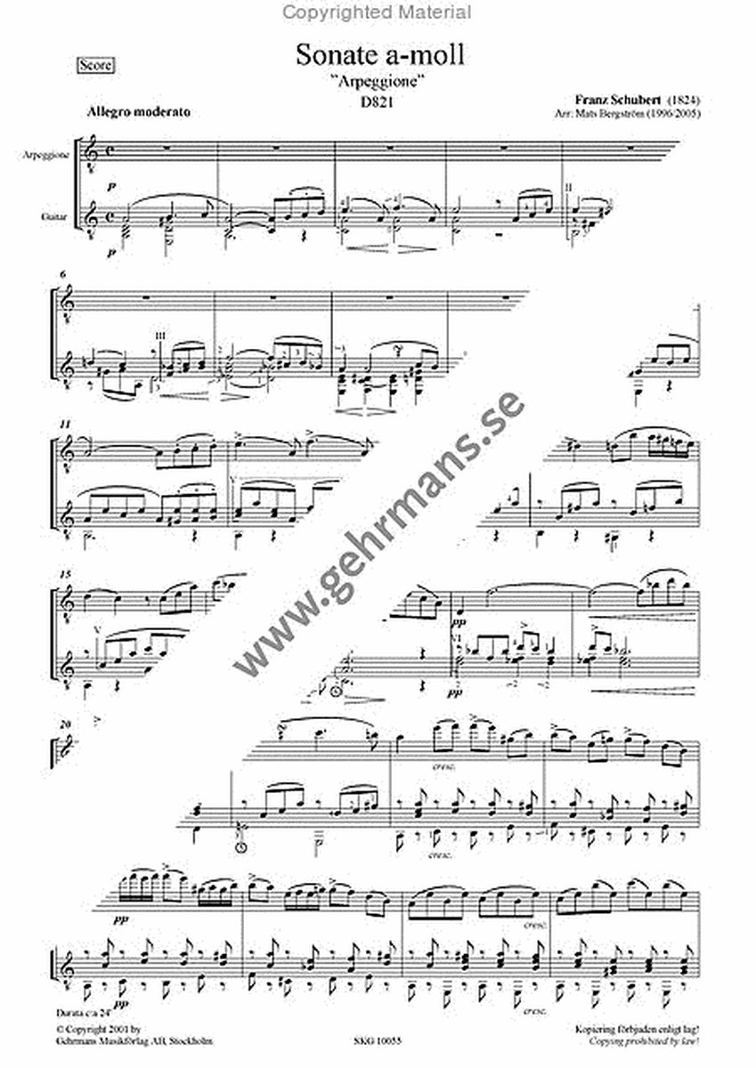 Sonate - A minor
