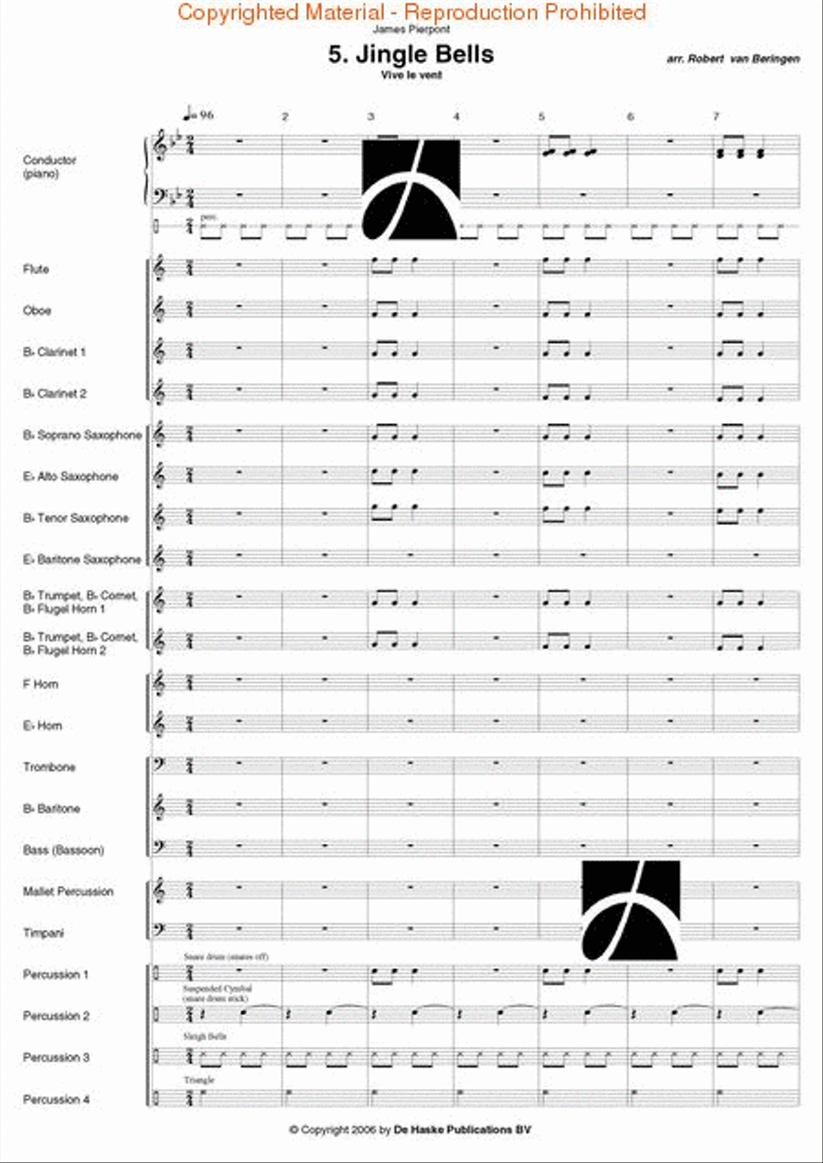 Band Time Christmas Band Time Christmas Concert Band scores gallery preview page 46