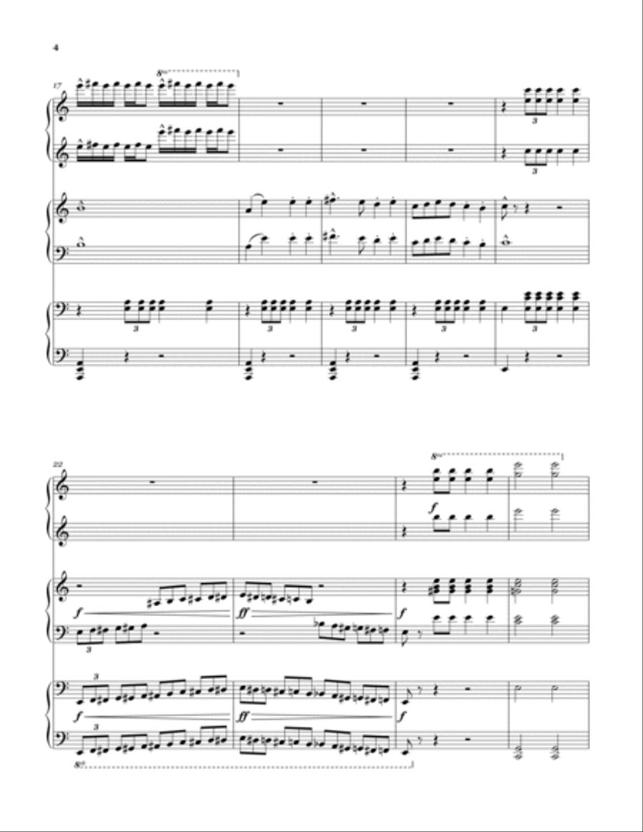 The Carnival of the Animals Chamber Music scores gallery preview page 6