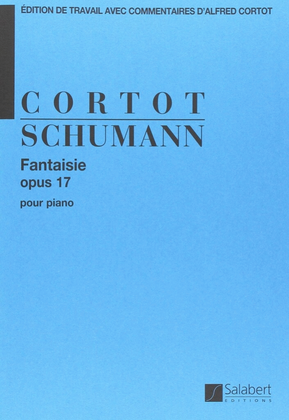 Book cover for Fantasie Op.17 (Cortot)