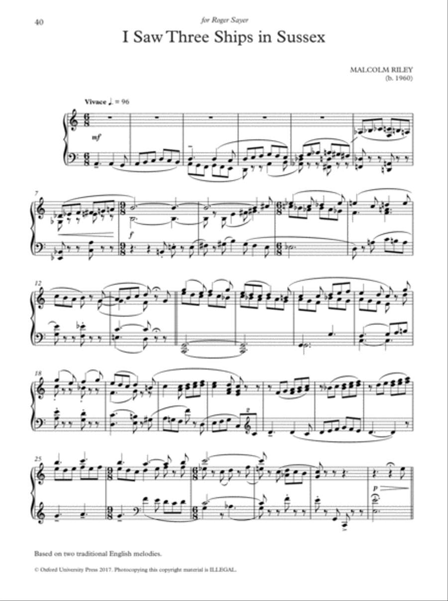Oxford Book of Christmas Organ Music for Manuals Organ Solo scores gallery preview page 8