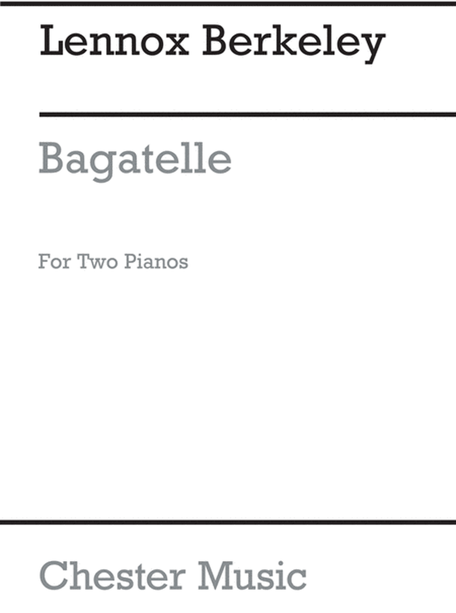 Bagatelle Op.101 No.1