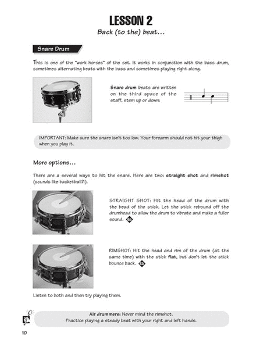 FastTrack Drums Method – Book 1 Drums scores gallery preview page 3
