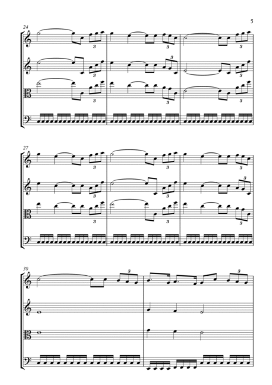 Chariots Of Fire String Trio scores gallery preview page 6
