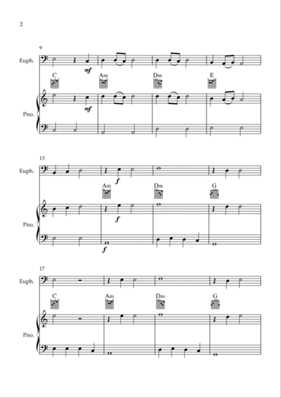 Flowers Euphonium scores gallery preview page 2