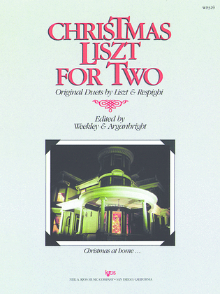 Book cover for Christmas Liszt For Two